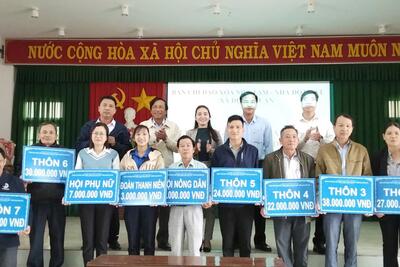 ĐỨC NHUẬN - PHÁT ĐỘNG ỦNG HỘ VÀ RA QUÂN XÓA NHÀ TẠM, NHÀ DỘT NÁT