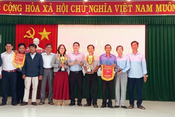 BẾ MẠC ĐẠI HỘI THỂ DỤC THỂ THAO XÃ ĐỨC NHUẬN LẦN THỨ IV NĂM 2025